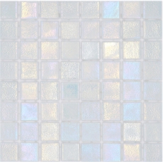 Muestra de mano piscina mosaico piscina mosaico de vidrio crema iridiscente multicolor brillante pared suelo cocina baño ducha MOS220-P55384_m