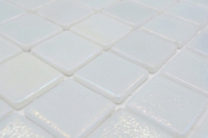 Muestra de mano piscina mosaico piscina mosaico de vidrio crema iridiscente multicolor brillante pared suelo cocina baño ducha MOS220-P55384_m