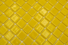 Muestra de mano piscina mosaico piscina mosaico de vidrio mosaico amarillo brillante pared suelo cocina baño ducha MOS220-P25801_m