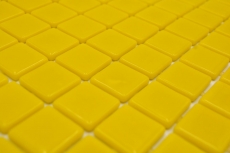 Muestra de mano piscina mosaico piscina mosaico de vidrio mosaico amarillo brillante pared suelo cocina baño ducha MOS220-P25801_m