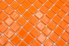 Muestra de mano piscina mosaico piscina mosaico de vidrio mosaico naranja brillante pared suelo cocina baño ducha MOS220-P25820_m