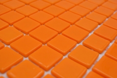 Muestra de mano piscina mosaico piscina mosaico de vidrio mosaico naranja brillante pared suelo cocina baño ducha MOS220-P25820_m