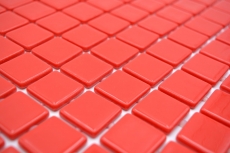 Muestra de mano piscina mosaico piscina mosaico de vidrio mosaico rojo brillante pared suelo cocina baño ducha MOS220-P25808_m