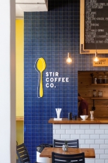Muestra de mano cerámica mosaico mosaico azulejos azul cobalto brillante pared cocina baño ducha MOS24-CG51_m