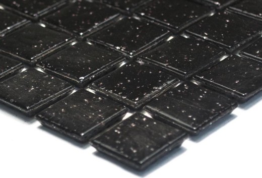 Mosaico de vidrio mosaico de azulejos manchas negras ducha BAÑO PARED cocina pared - MOS50-0302