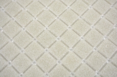 Mosaico de vidrio mosaico de azulejos de color gris claro crema manchas ducha BAÑO PARED cocina pared - MOS200-A05-N