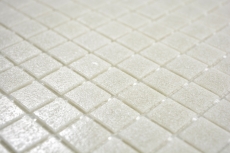 Mosaico de vidrio mosaico de azulejos de color gris claro crema manchas ducha BAÑO PARED cocina pared - MOS200-A05-N