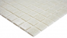 Mosaico de vidrio mosaico de azulejos de color gris claro crema manchas ducha BAÑO PARED cocina pared - MOS200-A05-N