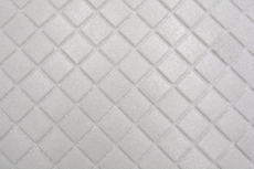 Azulejo de mosaico de vidrio blanco antiguo gris claro crema Classic paper-bonded - MOS200-A03