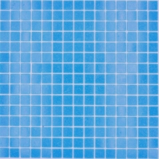 Mosaico de vidrio mosaico azul claro piscina mosaico piscina - MOS200-A14-P