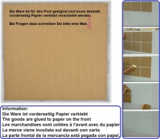 Mosaico de vidrio Mosaico beige oscuro Glass Classic MOS200-A32