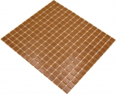 Mosaico de vidrio mosaico azulejo marrón backsplash cocina splashback MOS200-A34