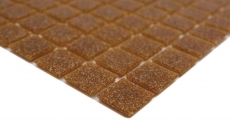 Mosaico de vidrio mosaico azulejo marrón backsplash cocina splashback MOS200-A34