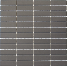 Azulejo de mosaico con dibujos hechos a mano cerámica barro gris marrón sin esmaltar antideslizante plato de ducha baño azulejo cocina cuarto de baño - MOS24-CUST051