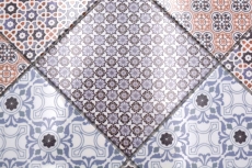 Mosaico autoadhesivo estera de vinilo retro estilo casa de campo MOS200-S1404