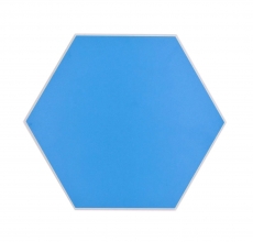 Mosaico de vinilo hexagonal autoadhesivo azul MOS200-S04