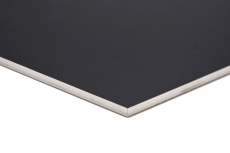 Mosaico de vinilo hexagonal autoadhesivo negro MOS200-S03