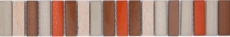 Mosaico de piedra natural azulejos de mosaico de vidrio frontera beige marrón brillante pared piso cocina baño ducha - MOS92-BO1110_f