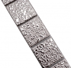 Borde de mosaico Estructura de plata MOS16BOR-0207