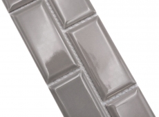 Mosaico cenefa Metro uni piedra gris MOS26BORM-0202