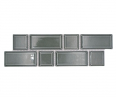 Mosaico cenefa Metro uni petrol mix MOS26BORWM-0218