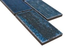 Mosaico cenefa compuesto turquesa brillante MOS26BOR-KAS8