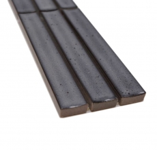 Mosaico cenefa varillas gris moteado brillante MOS24BOR-CS26