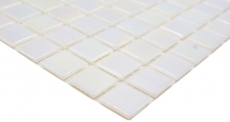 Mosaico de vidrio Iridium White Flip Flop color MOS240-WA02-P