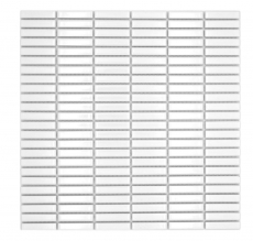Cerámica mosaico blanco brillante bambú mirada mosaico azulejo cocina pared azulejo backsplash baño ducha pared MOS24-BM1_f