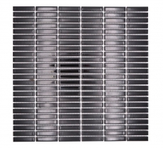 Cerámica mosaico negro brillante bambú mirada mosaico azulejo cocina pared azulejo backsplash baño ducha pared MOS24-BM2_f