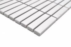 Cerámica mosaico blanco mate bambú mirada mosaico azulejo cocina pared azulejo espejo baño ducha pared MOS24-BM9_f