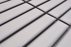 Cerámica mosaico antiguo blanco brillante varilla mirada mosaico azulejo cocina pared azulejo backsplash baño ducha pared MOS24-S30_f