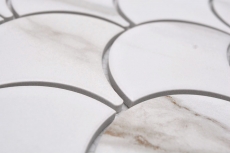 Cerámica mosaico blanco mate piedra mirada mosaico azulejo cocina pared azulejo espejo baño ducha pared MOS13-FS112_f