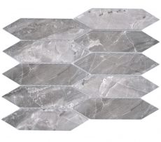 Mosaico de cerámica gris mate piedra mirada mosaico azulejo cocina pared azulejo espejo baño ducha pared MOS13-L0208_f