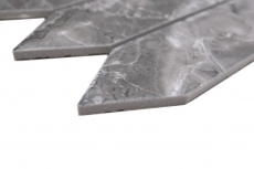 Mosaico de cerámica gris mate piedra mirada mosaico azulejo cocina pared azulejo espejo baño ducha pared MOS13-L0208_f