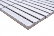Cerámica mosaico blanco brillante varilla mirada mosaico azulejo cocina pared azulejo backsplash baño ducha pared MOS24-CS66_f