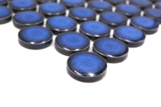 Mosaico de cerámica azul cobalto brillante mirada redonda mosaico azulejo de la pared de la cocina azulejo espejo baño ducha pared MOS10-0405GR_f