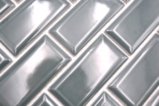 Mosaico de cerámica verde oscuro brillante metro mirada mosaico azulejo pared de la cocina azulejo backsplash baño ducha pared MOS24-06G_f