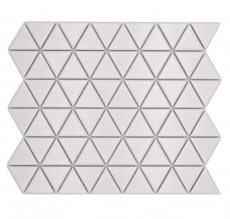 Cerámica mosaico blanco mate triángulo mirada mosaico azulejo cocina pared azulejo espejo baño ducha pared MOS13-t41_f