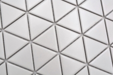 Cerámica mosaico blanco mate triángulo mirada mosaico azulejo cocina pared azulejo espejo baño ducha pared MOS13-t41_f