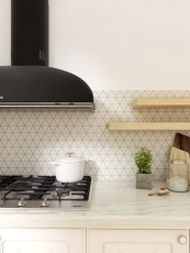 Cerámica mosaico blanco mate triángulo mirada mosaico azulejo cocina pared azulejo espejo baño ducha pared MOS13-t41_f