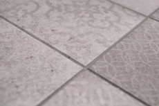 Azulejos de mosaico autoadhesivo gris mate shabby chic look azulejo de mosaico cocina pared azulejo espejo baño MOS200-SCELLO_f