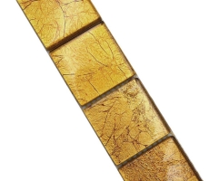 Borde Borde mosaico oro brillante mosaico azulejo cocina pared azulejo espejo baño ducha pared MOS120BOR-0786_f