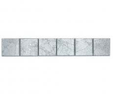 Borde Borde mosaico plata brillante mosaico azulejo cocina pared azulejo espejo baño ducha pared MOS123BOR-8SB26_f