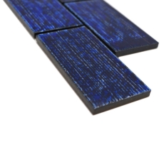 Frontera Frontera mosaico azul brillante compuesto mirada mosaico azulejo de la pared de la cocina azulejo espejo baño ducha pared MOS26BOR-KAS6_f