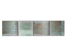 Borde Borde mosaico verde brillante 3D mirada mosaico azulejo cocina pared azulejo espejo baño ducha pared MOS88BOR-XB20_f