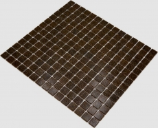 Mosaico de vidrio mosaico azulejo negro marrón brillante piscina mirada mosaico azulejo cocina pared azulejo espejo baño ducha pared MOS200-A36_f
