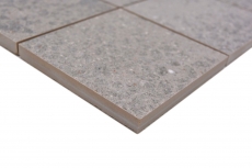 Muestrario de mano mosaico cerámico gres porcelánico gris claro antracita estampado MOS23-G7_m