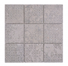 Muestrario de mano mosaico cerámico gres porcelánico gris claro antracita estampado MOS23-G7_m