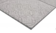 Muestra de mano autoadhesivo mosaico estera vinilo shabby chic ornamento gris MOS200-SCELLO_m